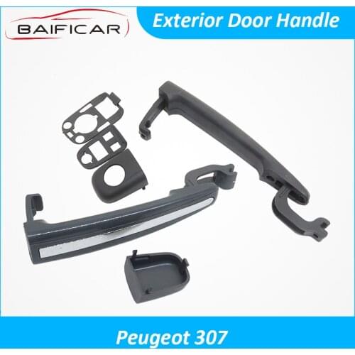 Baificar Brand New Quality Exterior Door Handle With Hole Keyhole Front Rear Left Right Side For Peugeot 307