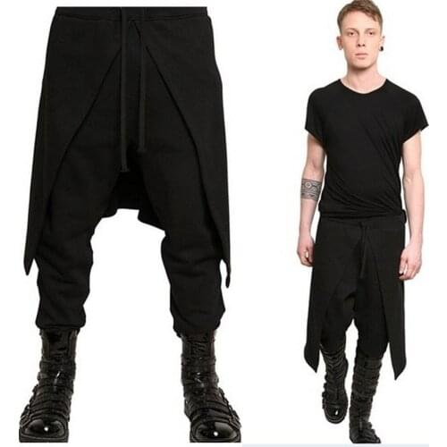COLDKER Casual Pant Drawstring Slacks Trousers mid waist Pantalon Sweatpants Harem Pants fashion trousers