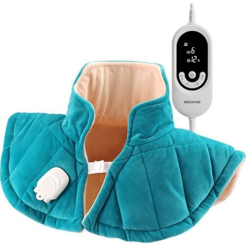2.2lb Large Shoulder Neck Back Heating Shawl Wrap Heat Therapy Heater Weighted Heating Pad for Pain Relief