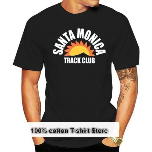 Santa Monica Track Club T-shirt -XS-3XL sprinting Carl Lewis Usain Bolt