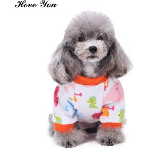 Heve You Winter Warmer Pets Dog Clothes Pets Jumpsuits Soft Cotton Pet Pajamas Dog Costume Cat Clothing Animal Conjoined Pajamas