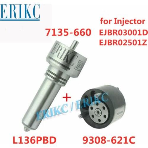 33801-4X900 Diesel Injector Repair Kit Nozzle L136PBD Control Valve 9308-621C 28239294 for EJBR03001D EJBR02501Z KIA