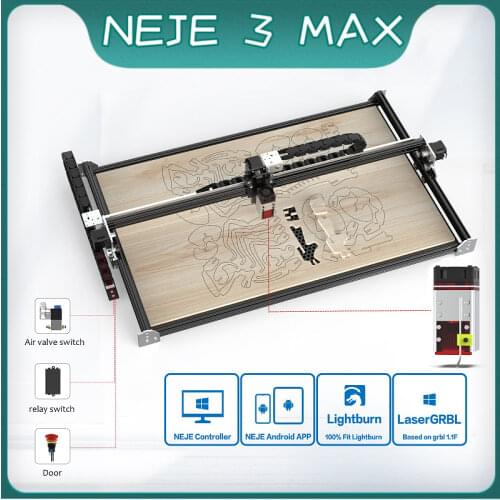 NEJE Master 2s Max 30W 40W 460 x 810MM Professional Laser Engraving Machine, Laser Cutter - Lightburn - Bluetooth - App Control