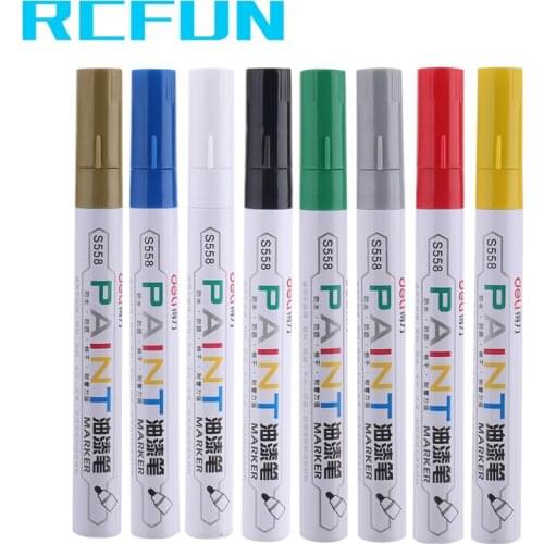 RC 2PCS 8 Colors Optional RC Car Tire Paint Marker Drawing Pen Tool for RC Car Crawler TRX4 Axial SCX10