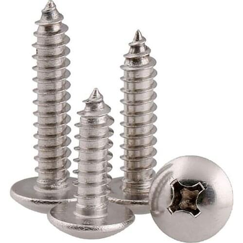Phillips Truss Head Screw A2 Stainless Steel Self Tapping Screw M3 M4 M5 M6