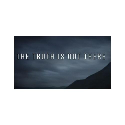 The Truth is Out There Art Film Print Silk Poster Home Wall Decor 24x36inch