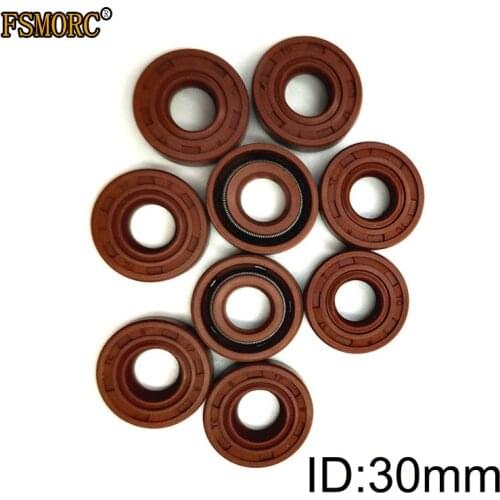 TC-30*38*40*42*44*45*46*47*48*50*52*55*56*58*60*62*65*72*4/5/6/7/8/10/12 FKM Shaft Oil Seal FPM Covered Double Lip With Garter