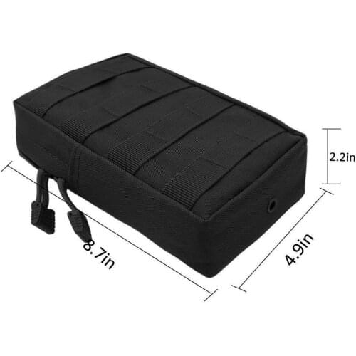 Outdoor Tactical MOLLE Oxford Utility Gadget Pouch Tools Waist Bags Sports Entertainment Climbing Bag Accessories