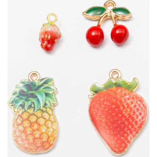 10pcs Cherry Vintage zinc alloy metal pendant charms for diy jewelry making 4580