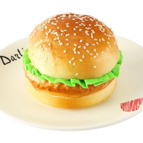High Artificial hamburger Simulation Model Ornaments Fake Cake Bakery Room Photography props Christmas Window Decoration