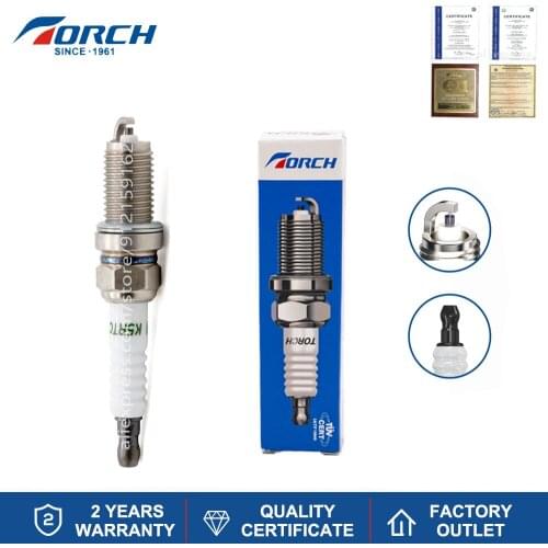 1PCS TORCH Spark Plug for K5RTC Autolite 3924 Champion 71Beru 14FR-8DU Denso K16PR-U for F8DCOR Engine Longer Life Time