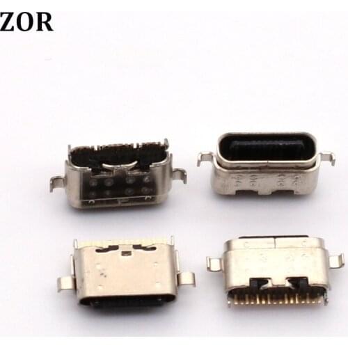 100pcs Type C Usb Charge Jack Charging Doct Port Connector For Samsung Galaxy Tab A7 10.4 (2020) T500 T505