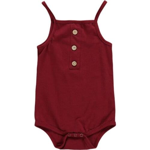 2020 Summer Baby Rompers Newbron Boys Girls Cute Camisole Onesie Rompers Newborn Baby Clothes Sleeveless Jumpsuit Toddler Romper
