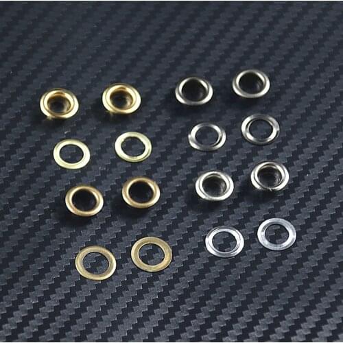 50pcs 6mm Metal Eyelets With Grommets for Leathercraft DIY Scrapbooking Shoes Belt Cap Bag Tags Clothes Accessories