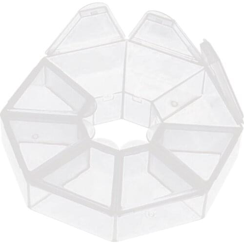 8 Grids Nail Tips Decorations Container Nail Art DIY Tools Box