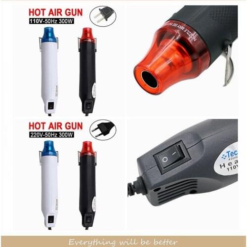 Free Shipping Diy EU and US Using Heat Gun Electric Power Tool Hot Air Temperature Gun with Supporting Seat Shrink Plastic Tool