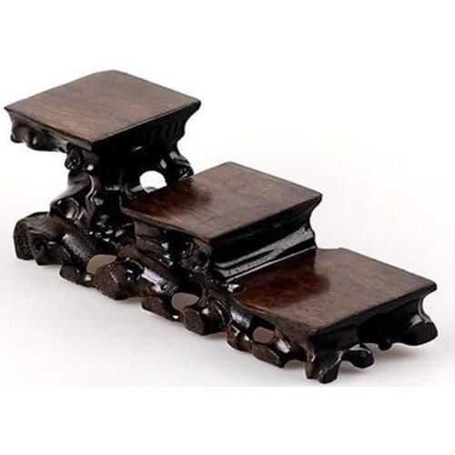 RARE Wood Stands For Snuff Bottles Shelf,Carving Display 9"