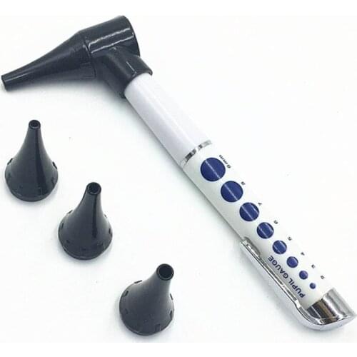 Diagnostic Otoscope Penlight Ear Cleaner Earpicks Flashlight / Magnifying Glass Len / 4 Glimpse LED Lamp Health Ear Care Tool