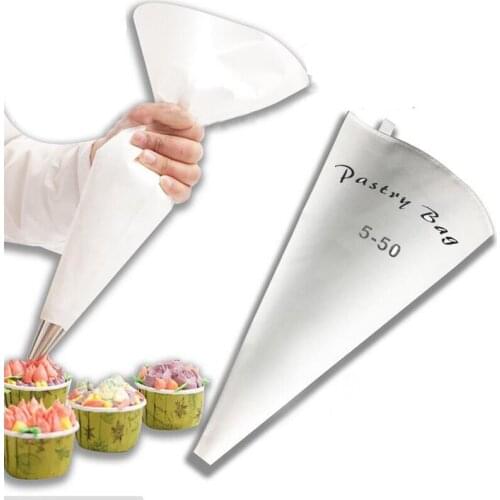 Different Size Cotton Piping Pastry Icing Bag Cream Tools for nozzles Cake decorating Bakeware 35/40/46/50/55/65/70/75CM