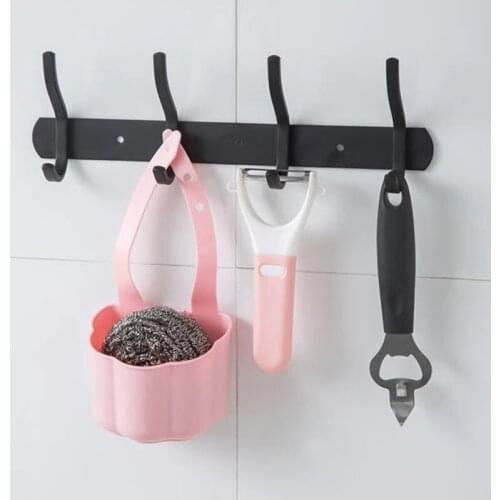 Creative Faucet Drain Rack Kitchen Sink Drain Rack Sponge Soap Debris Rack Plastic Hanging Storage Basket Home Storage cocina