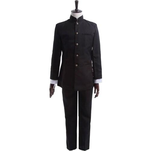 Mob Psycho 100 Shigeo Kageyama White T-Poison Salt Middle School Uniform Cosplay Costume