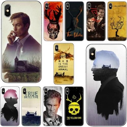 For iPhone iPod Touch 11 12 Pro 4 4S 5 5S SE 5C 6 6S 7 8 X XR XS Plus Max 2020 HBO Series True Detective Rust brand Soft Case