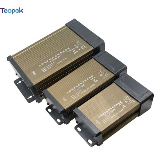 Rainproof Switching Power Supply IP43 DC12V 60W 100W 150W 200W 300W 400W 220V LED outdoor Transformer DC 12V