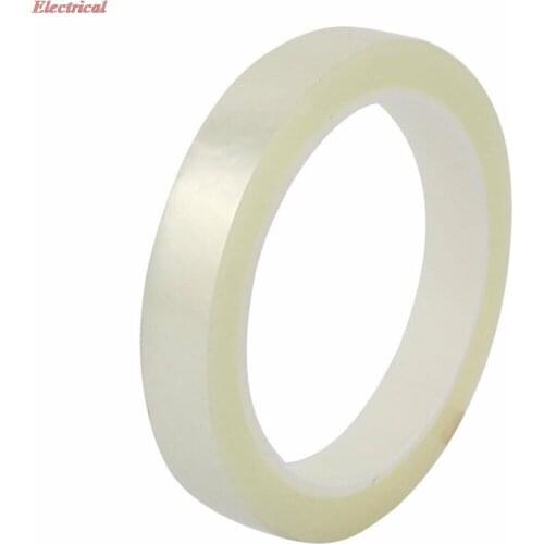 1PC 15mm Single Sided Strong Self Adhesive Mylar Tape 50M Length Clear