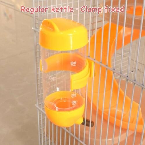 Rabbit Hamster Drinker Water Bottle 80ml For Cavy Rodents Guinea Pig Head Pipe Fountain Plastic Auto Feeding Device Dispenser