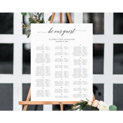 Wedding Seating Chart Template Seating Chart Printable Table Chart Seating Board Wedding Sign Seating Chart Custom