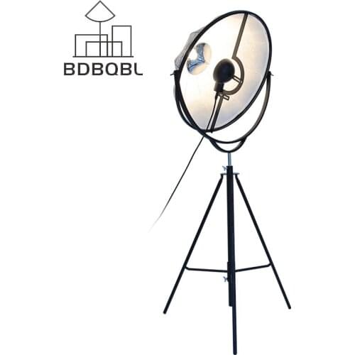 BDBQBL High Quality Modern Ornaments Floor Lamp Adjustable Satellite Shape Photo Studio Light Living Room Light Free Shipping