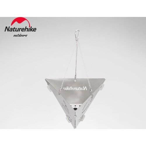 Naturehike Triangle Wood Burning Stove Portable Camping Hanging Stove Outdoor Barbecue Stainless Platform NH20PJ120