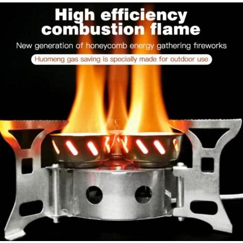 Outdoor Gas Burner Wind Proof Camping Stove Lighter Tourist Equipment