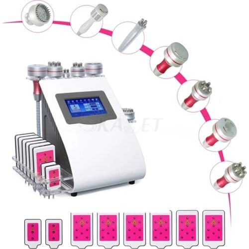 2021 New Arrival Liposuction RF Ultrasonic Lipo 40K Cavitation Vacuum Fat Loss Body Shaping Machine