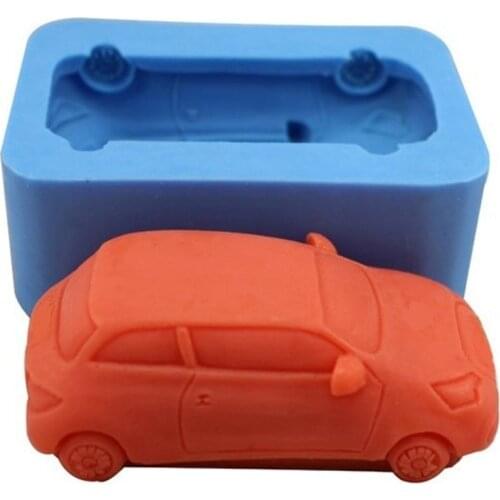 3D Car shape Silicone Soap Mold Chocolate Mould Candle Soap DIY Mould Soap Making Mold Craft Art Cake Decorating Fondant Tool
