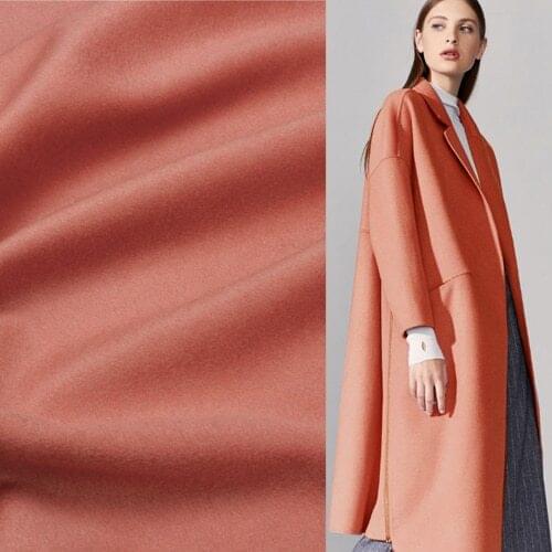 88% wool blending 12% viscose wool fabric 700g/meter deep pink color,WF195