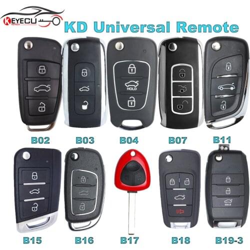 B03 B04 B07 B11 B15 B16 B17 B18 KD900 URG200 KD900+ KD200 Mini KD KD-X2 Universal Remote Control 3 Button KD Key Remote Car Key