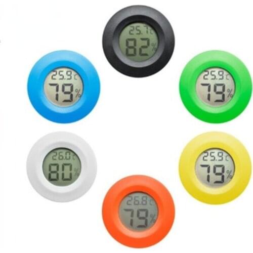 Mini LCD Digital Thermometer Hygrometer Temperature Indoor Room Gauge 6 Colors Indoor LCD Instrument For Home