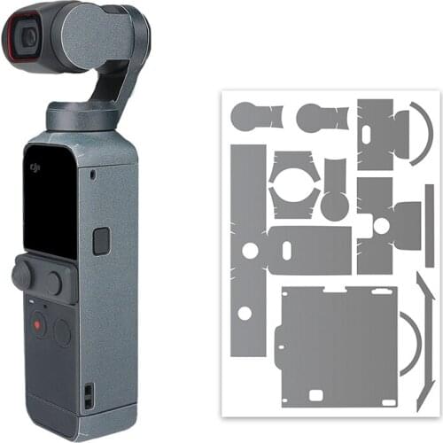 Pocket 2 sticker kit gimbal decals handle base sticker skin protective film for dji osmo pocket 2 camera accessories