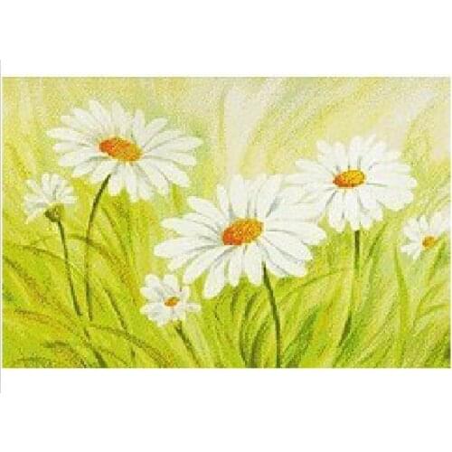 Embroidery Package Hot Sell Best Quality Cross Stitch Kits Chrysanthemum Flower Free Shipping
