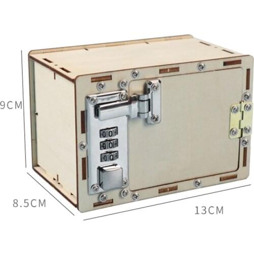 Password Box Diy Kids Science School Projects Invention Physical Experiment Kits Toys For Children Boys Stem Educational Toys