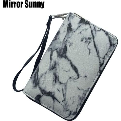 New Fashion Womens Zipper Purse Simple Trend Female Wristband Leather Wallet Ladies Multi Card Holder Bag For Summer Wholesale