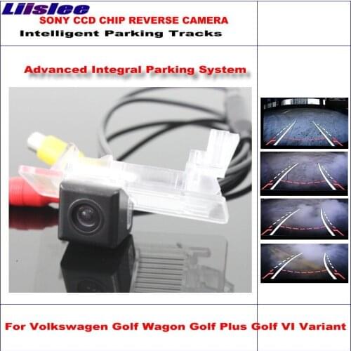 Liislee Dynamic Guidance Rear Reverse Camera For Volkswagen Golf Wagon Plus VI Variant HD 860 * 576 Parking Intelligentized