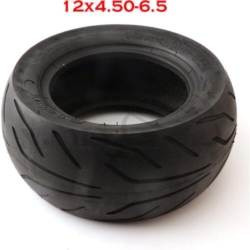 The new 12x4.50-6.5 inch tubeless tires are suitable for electric scooter tires, off-road vehicle tires, motorcycle tires