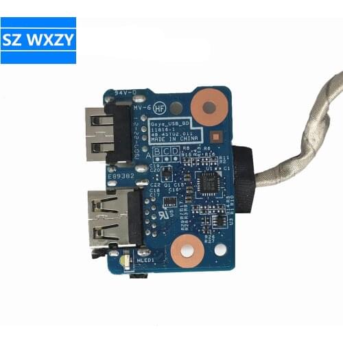 Original For HP DV7-7000 Laptop USB BOARD With Cable 11816-1 48.4ST02.011 100% Tested Fast Ship