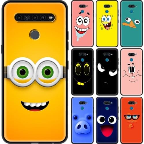 Silicone Phone Cover Case for LG K40 K40S K50 K50S K52 K71 G7 G8 (ThinQ) G6 Luxury Shell Funda Coque Funny Smiley Faces