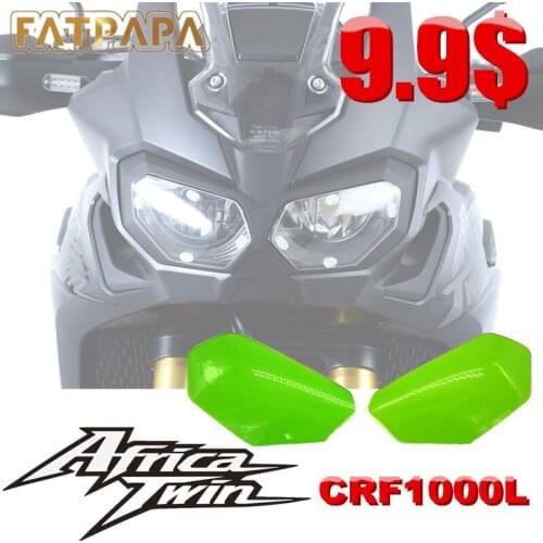 Special Offer FOR HONDA CRF1000L 2016-2018 Africa Twin Headlight Protection Lampshade Cover Green