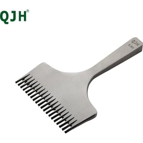 DIY Leather Hole Punching Sewing Stitching Making Chisel Steel Puncher Handmade Leather Craftwork Professional 20 Teeth Tool