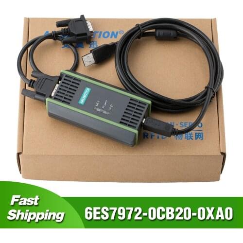 USB-MPI+ Cable 6ES7 972-0CB20-0XA0 USB To MPI/DP/PPI Network Adapter For Siemens S7-200/300 /400 PLC System USB/MPI Isolation