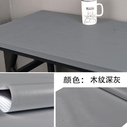 Waterproof Thickening 3D Wood Wallpaper Self Adhesive Wall Stickers Living Room Kitchen Cabinet Furniture Decor Home Improvement